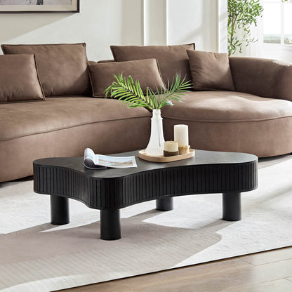 Luci Organic Coffee Table, Black