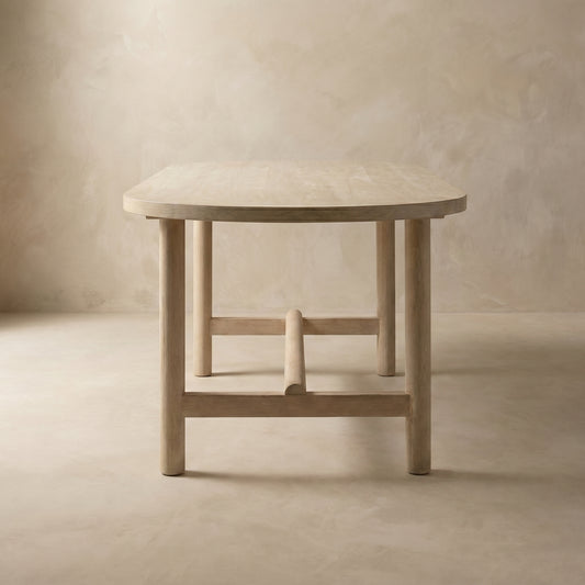 Milo Oval Reclaimed Wood Dining Table