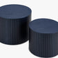 Nested Coffee Table Set of 2, Black