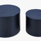 Nested Coffee Table Set of 2, Black