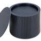 Nested Coffee Table Set of 2, Black