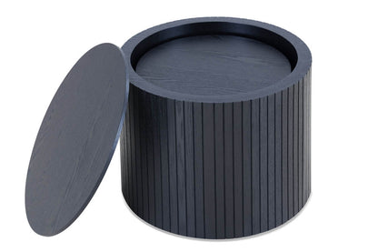 Nested Coffee Table Set of 2, Black