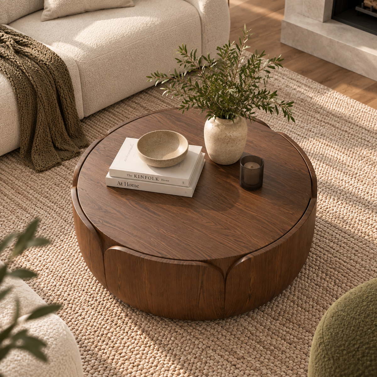 Orla Walnut Indoor/Outdoor Coffee Table