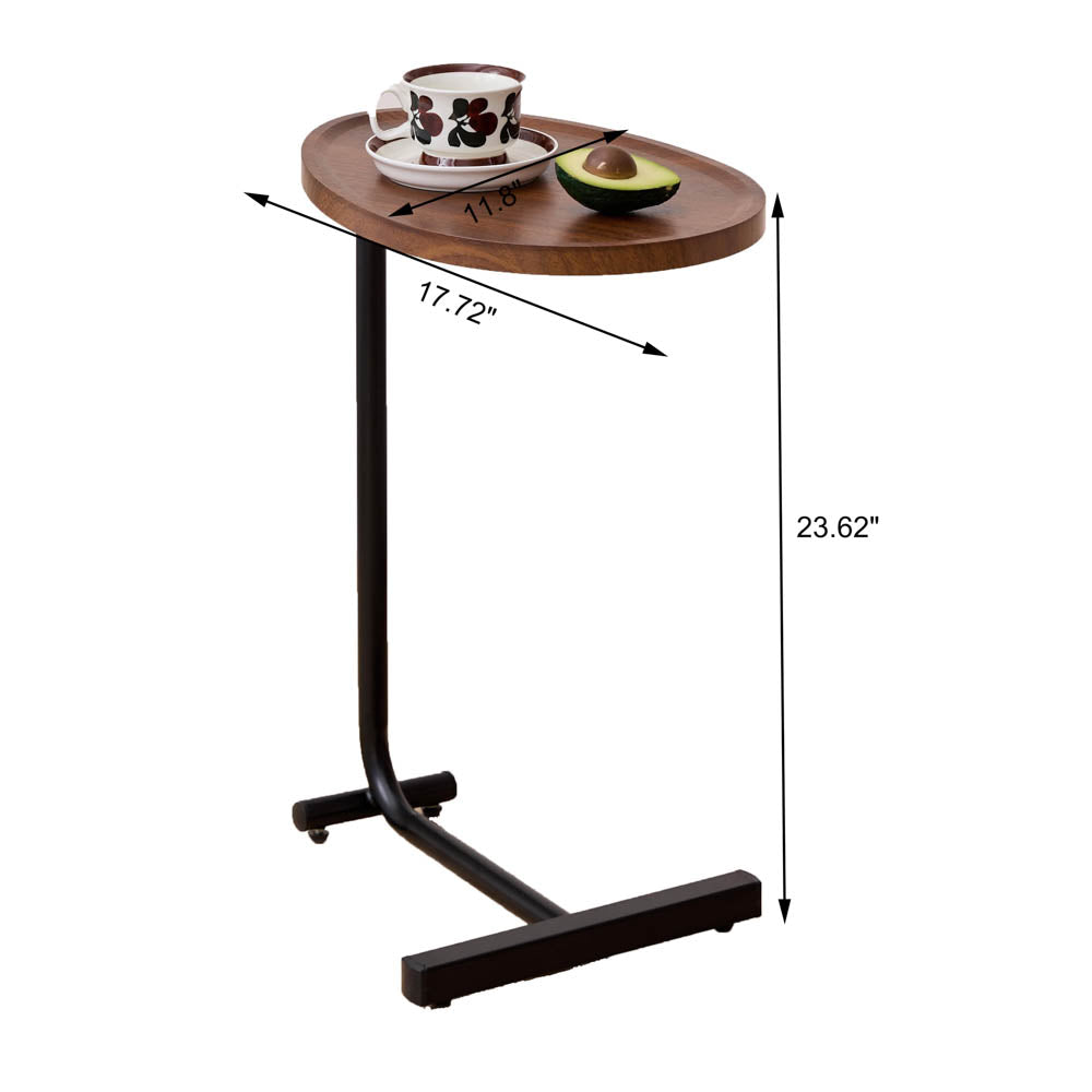 Oval-shaped Side Table, Set of 2