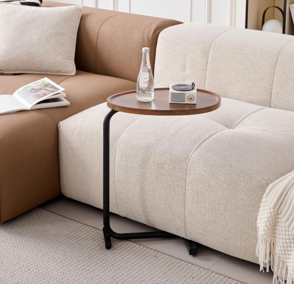 Oval-shaped Side Table, Set of 2