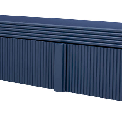 Pyrk Console Table, Navy Blue