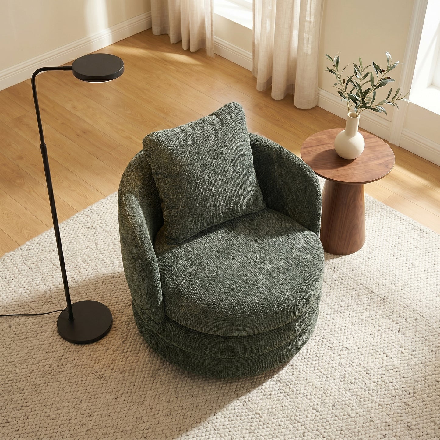 Solene Swivel Lounge Chair