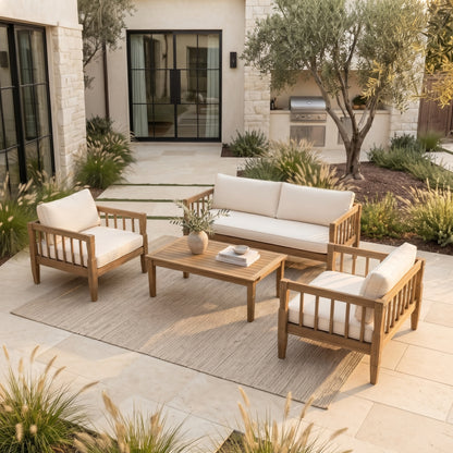 Sorella Acacia 4-Piece Outdoor Lounge Set