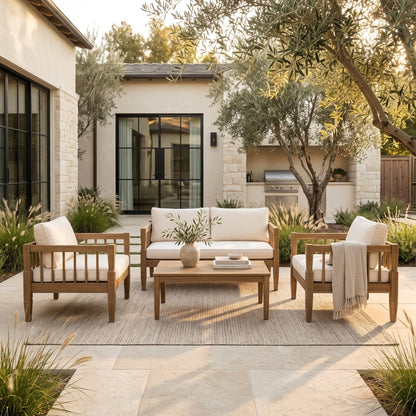 Sorella Acacia 4-Piece Outdoor Lounge Set