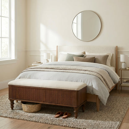 Sutton Fluted Storage Bench