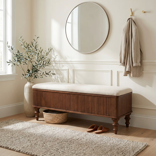 Sutton Fluted Storage Bench