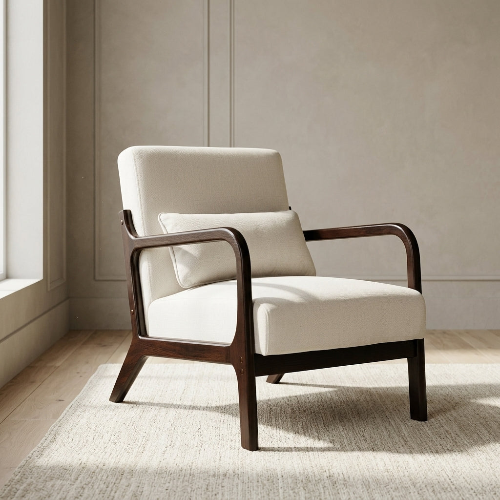 The Elias Chair in Walnut Frame