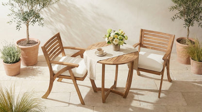 Toulon Acacia Outdoor Bistro, 3-Piece Set