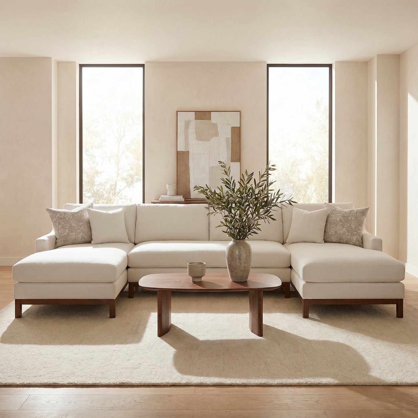 Valen Modular Chenille Sectional Sofa