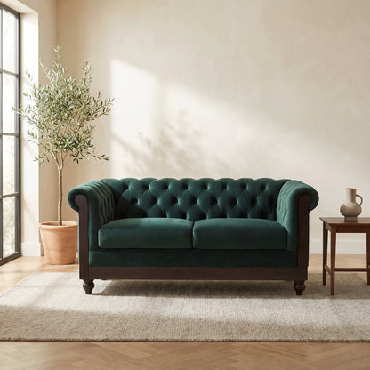 Vivalux Chesterfield Velvet Loveseat