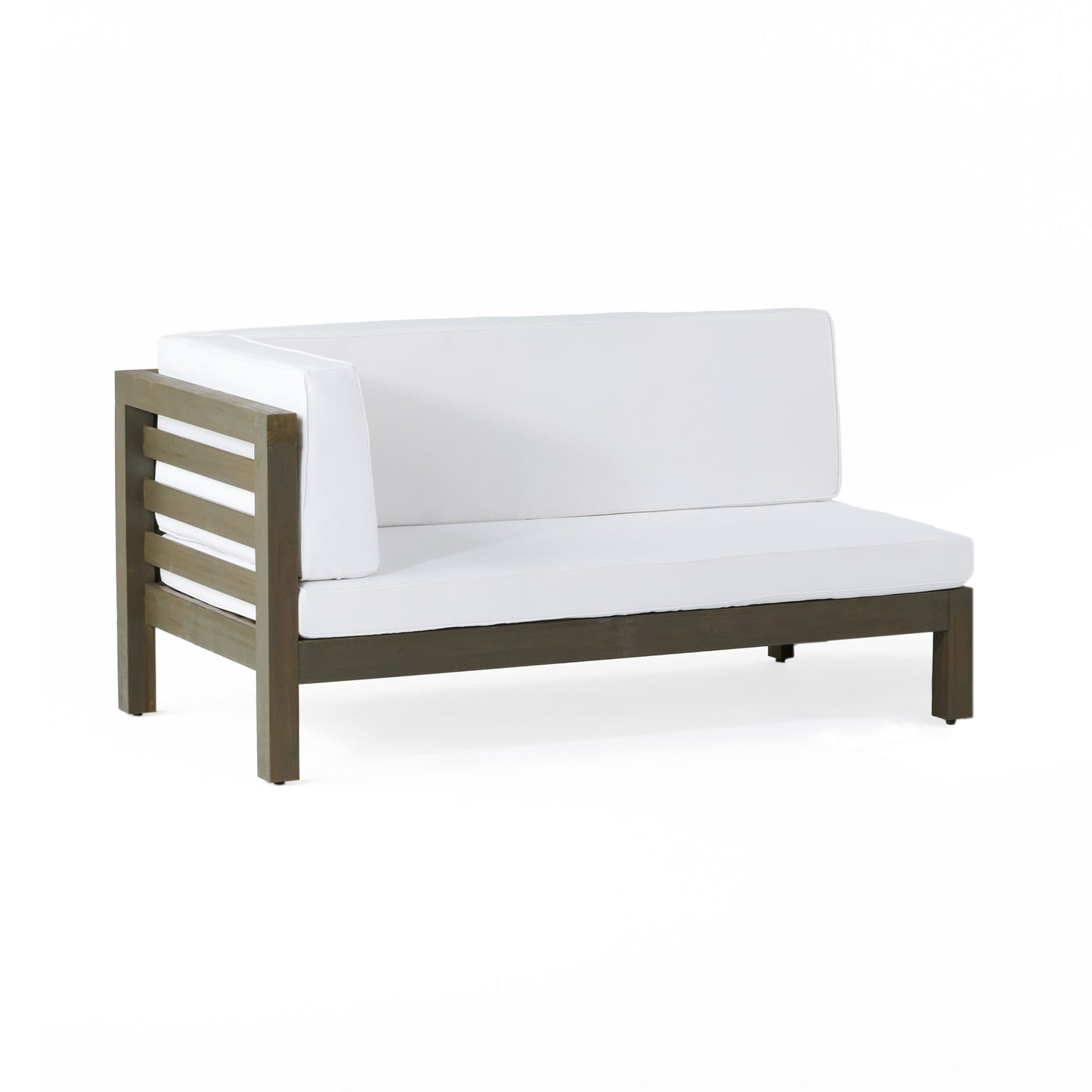 Oana Left Corner Outdoor Bench & Coffee Table Set