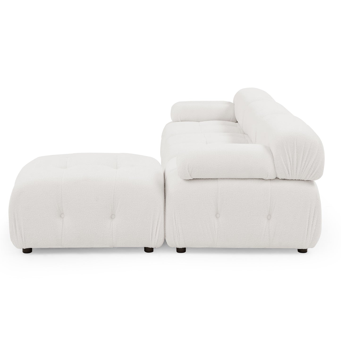 93" Modular Sectional Sofa, Ivory