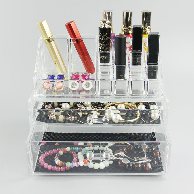 Clear Acrylic Cosmetic Storage and Organizer