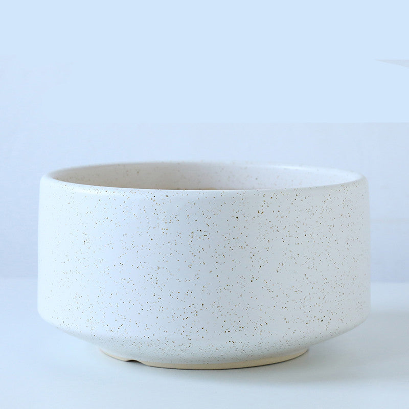 Low Bowl Ceramic Plant Pot