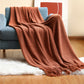 Bubble Weave Knitted Throw Blanket