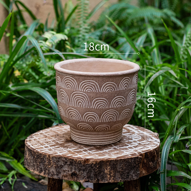 Bohemian Terracotta Plant Pot