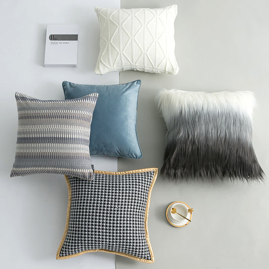 Nordic Throw Pillow Cover Combination, 18" x 18"