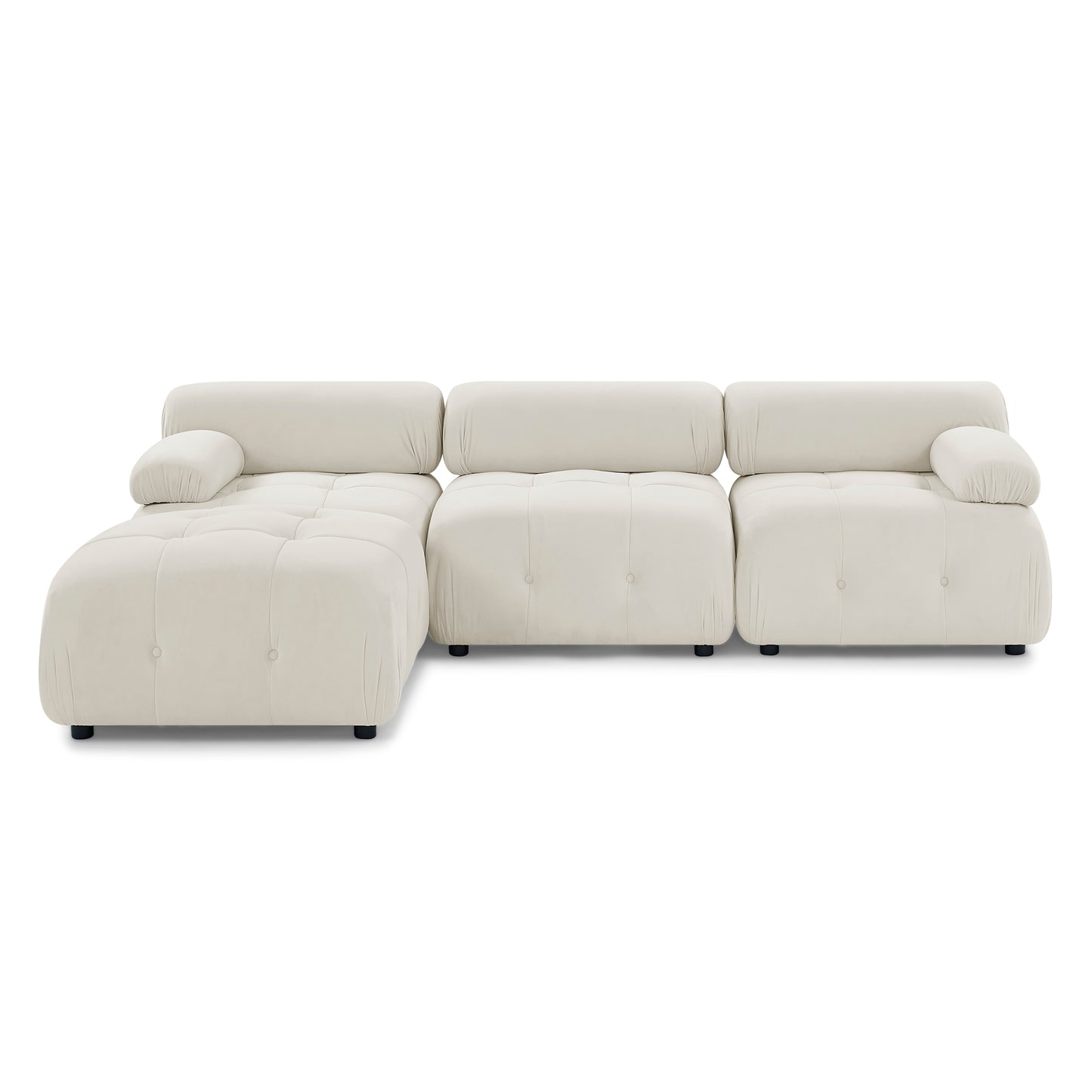 93" Modular Sectional Sofa, Beige