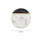White and Black Marble Coasters, Set of 4