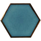 Ceramic Hexagon Gold Plated Coasters, Set of 4