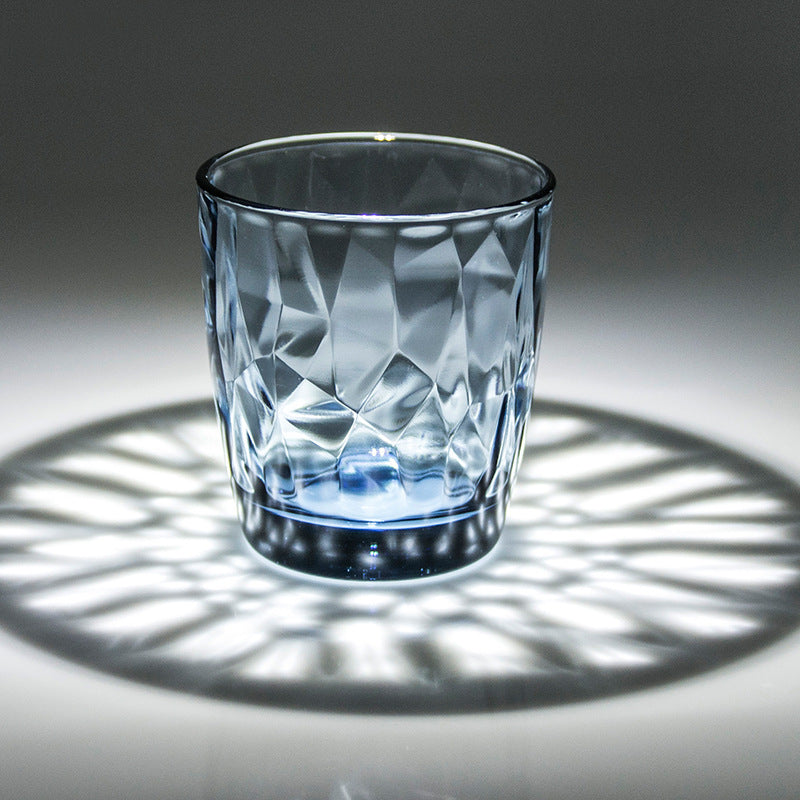 Diamond Highball & Whiskey Glassware, Set of 4