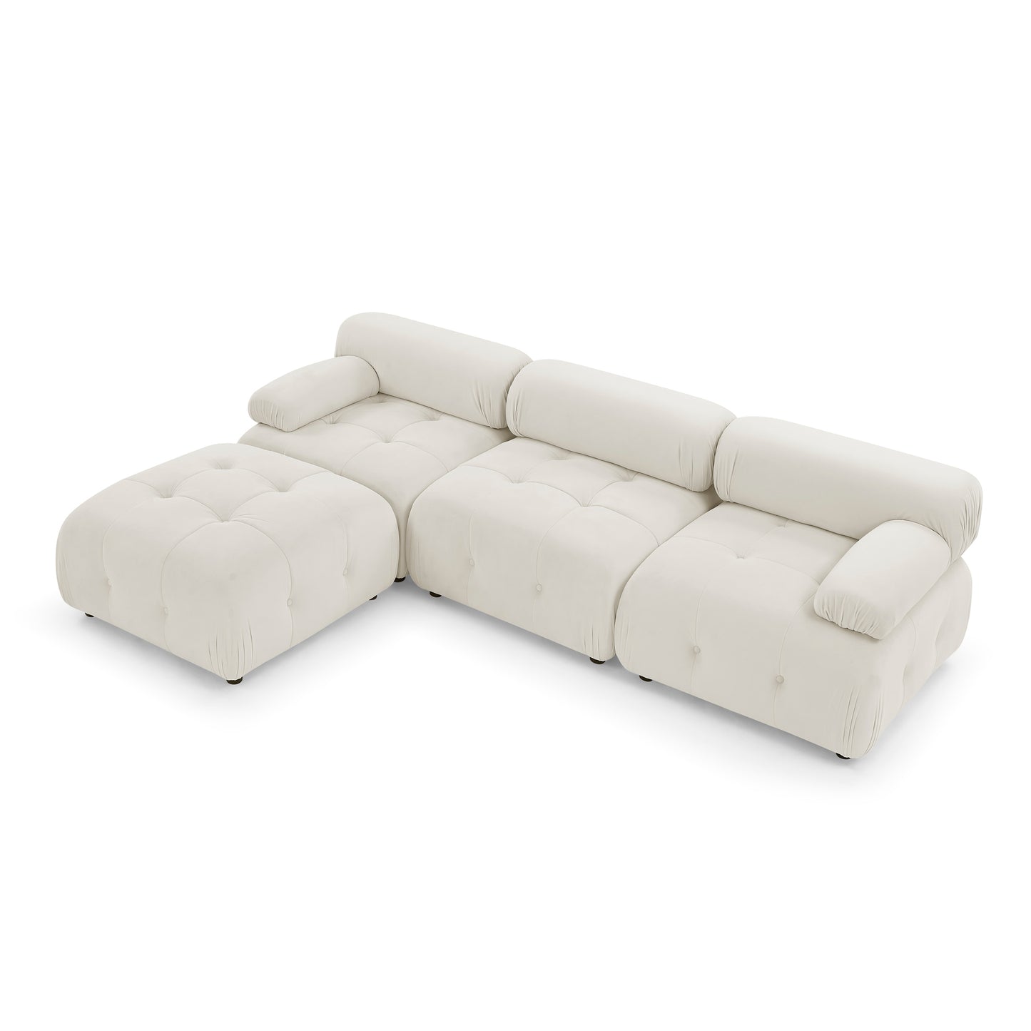 93" Modular Sectional Sofa, Beige