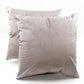 17.5" x 17.5" Faux Velvet Throw Pillow Covers, Set of 2,
