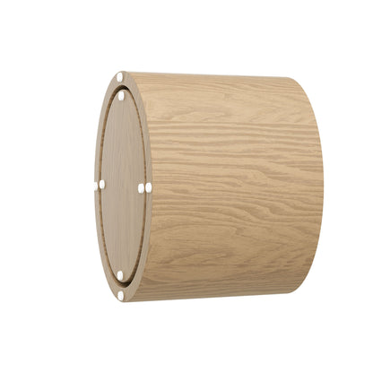 Oak Veneer Coffee End Tables, Set of Two