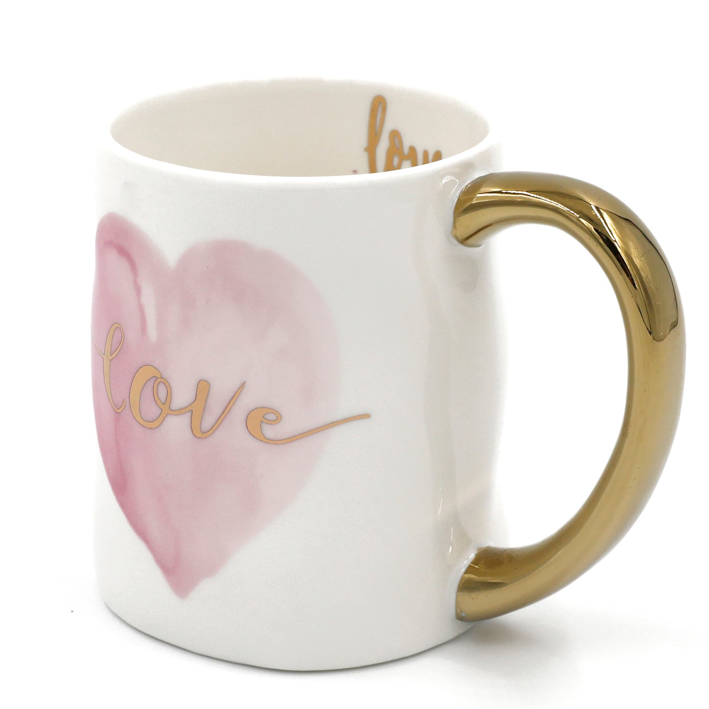 13.5 oz Stoneware Ceramic Mug With Sayings,"Love"