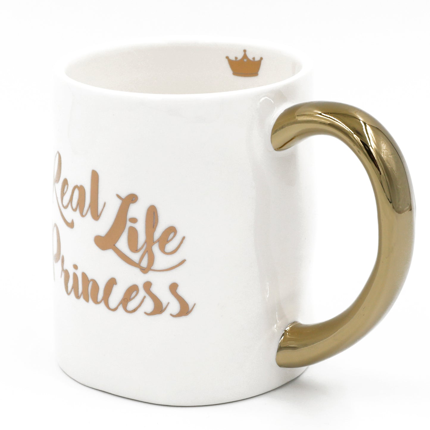 13.5 oz Stoneware Ceramic Mug With Sayings,"Real Life Princess"